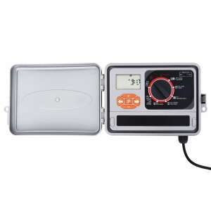 Controler de irigare pentru grădină, sistem de irigare inteligent, control 4-11 valve, 6 programe de irigare, afișaj digital, cronometru, irigare automată - Irigare