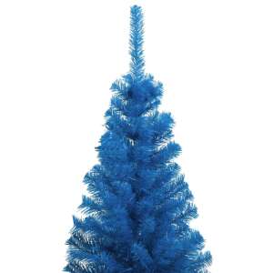 Kék pvc műkarácsonyfa állvánnyal 210 cm 62032135 