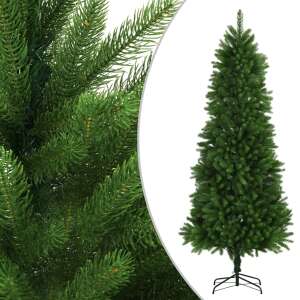 Zöld fél műkarácsonyfa led-ekkel és gömbszettel 240 cm 62033305 