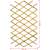 Nature 100x200 cm bamboo trellis, natural color, diamond pattern, for climbing plants, with dimensions