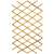 Nature 100x200 cm bamboo trellis, natural color, diamond pattern, for climbing plants