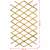 Nature 100x200 cm bamboo trellis, natural color, diamond pattern, for climbing plants, with dimensions