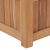 vidaXL tömör tíkfa magaságyás 100 x 30 x 25 cm 62040622