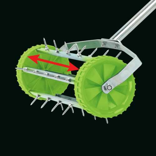 Draper tools zöld görgős gyepszellőztető tüskedobbal 450 mm