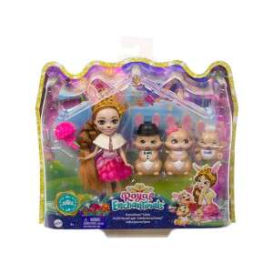 Enchantimals: Brystal Bunny baba nyuszi családdal - Mattel 85025410 