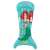 Bestway Little Mermaid inflatable pool float, turquoise, with Ariel design