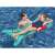 Bestway Disney The Little Mermaid inflatable pool float in use