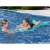 Bestway Disney The Little Mermaid inflatable pool float in use