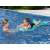 Bestway Disney The Little Mermaid inflatable pool float in use