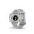 Back view of the Garmin Forerunner 55 smartwatch, white