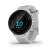 Garmin Forerunner 55 smartwatch, white, with a display showing the date and time