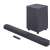 JBL Bar 500 Pro soundbar and subwoofer, black, front view