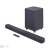 JBL Bar 500 Pro soundbar and subwoofer, black, front view