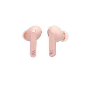 Pair of JBL Live Pro+ pink true wireless noise cancelling earbuds - Headphone and Bluetooth Speaker