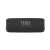 Front view of black JBL Flip 6 portable Bluetooth speaker