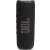 Side view of black JBL Flip 6 Bluetooth speaker