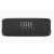 Black JBL Flip 6 portable Bluetooth speaker, front view