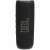 Black JBL Flip 6 portable speaker, side view