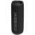 JBL Flip 6 portable Bluetooth speaker, black, side view