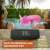 JBL Flip 6 portable Bluetooth speaker, black, in use at the pool