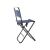 Verk Group folding fishing chair with rod holder, side view