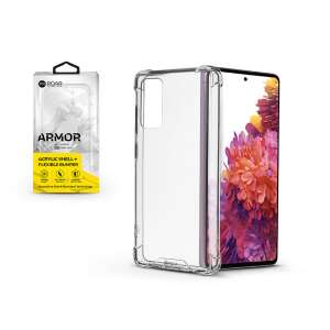 Samsung Galaxy S20 FE/S20 FE 5G klares Case mit Roar Armor Gel, zeigt das Case am Telefon und die Verpackung - Roar Handyhüllen