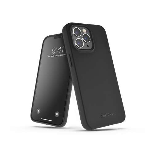 Fekete szilikon tok Apple iPhone 14-hez, Simply Roar márka - Telefon