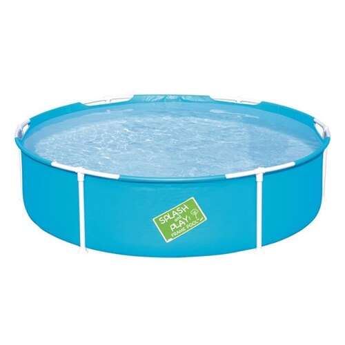 Basen ramowy Splash and Play, średnica 152 cm, głębokość 38 cm, niebieski