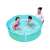 Splash and Play Frame Pool, 152cm diameter, 38cm deep, turquoise, children playing in the pool