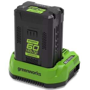 Set de baterii și încărcător Greenworks (2933807-GW) GSK60B4, verde-negru 62122187 Baterii și încărcătoare pentru unelte