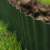 Green plastic garden edging, Nature brand, 25cm high, 9m long