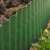 Green plastic garden edging, Nature brand, 25cm high, 9m long