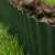 Green plastic garden edging, Nature brand, 25cm high, 9m long