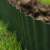 Green plastic garden edging, Nature brand, 25cm high, 9m long