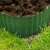 Green plastic garden edging, Nature brand, 25cm high, 9m long, installed around a tree
