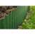 Green plastic garden edging, Nature brand, 25cm high, 9m long
