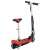 vidaXL Electric Scooter with Seat and LED Lights, Red, side view