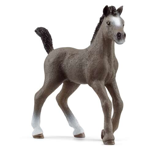 Schleich Selle Français csikó 13957 játékfigura, szürke ló fekete sörénnyel és farokkal, fehér foltokkal a lábain - Schleich