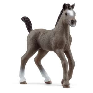 Schleich Selle Français Foal 13957 toy figure, grey horse with black mane and tail, white markings on legs - Schleich