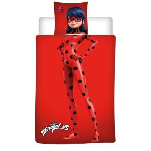 Miraculous Ladybug Bettwäsche-Set 140x200 cm, Marienkäfer-Bettbezug und Kissenbezug - Bettwäsche - Jugend und Erwachsene