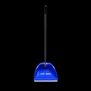 Kék műanyag szemetes lapát hosszú teleszkópos nyéllel - Takarító Eszközök