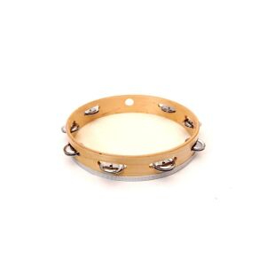 Wooden Tambourine with Jingles, 25 cm - Nonbrand Toy Instrument