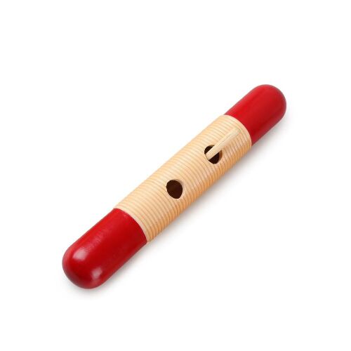 Fa Guiro Ritmushangszer 40 x 6 cm, wooden guiro musical instrument with scraper
