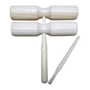 Fa Zenei Dob four-tone wooden musical instrument with two mallets - Toy Instrument