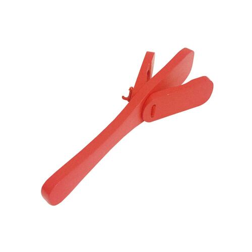 Fa Kasztanyetta Piros Fa Ritmus Hangszer Játék