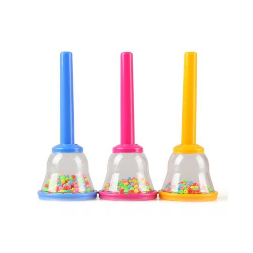 Mini Csörgőharang műanyag csörgő játék, 5cm