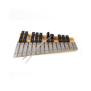 Metallophone with 2 octaves, aluminum bars, and mallets - Nonbrand Toy Instrument
