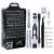 Precision screwdriver bits screwdriver set 115 pieces 66830348