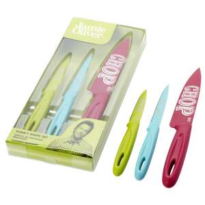 Jamie Oliver Funky Knife Set, 3-częściowy zestaw noży kuchennych w pudełku prezentowym - Nóż kuchenny