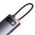 Zbliżenie na Hub Baseus StarJoy Series 8 w 1 USB-C z gniazdami kart SD/microSD